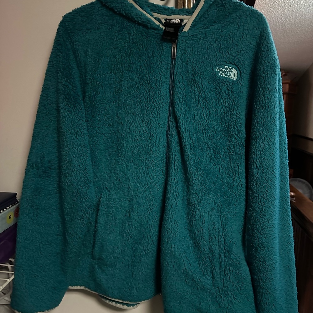 The North Face Teal Fleece Jacket
